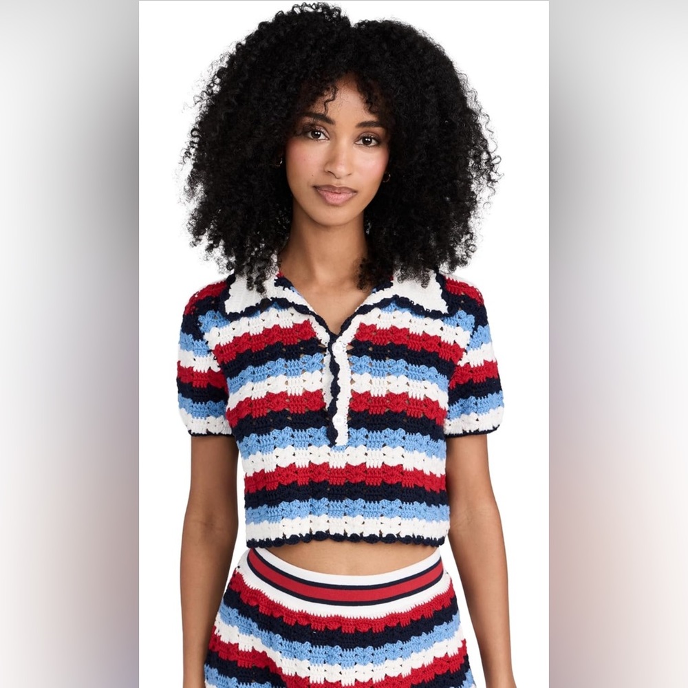 The Upside Chantilly Crochet Ezra Shirt